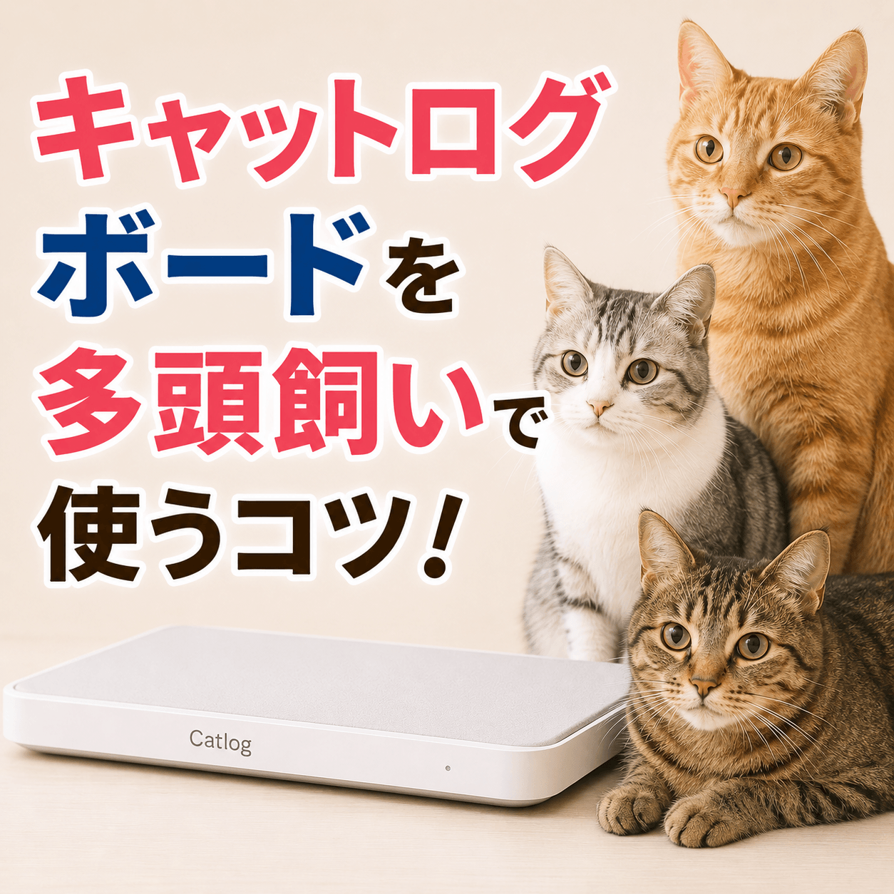 キャットログボード 多頭飼い