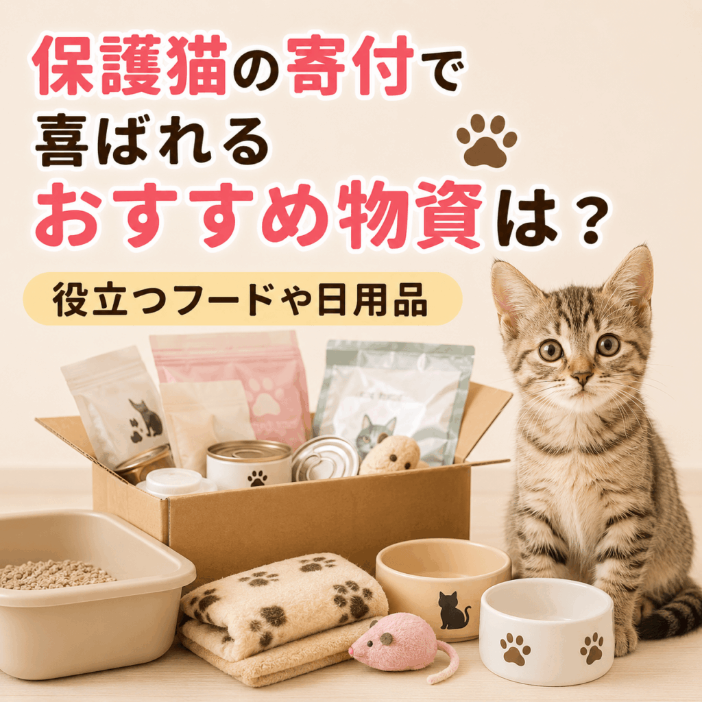 保護猫 寄付 物資