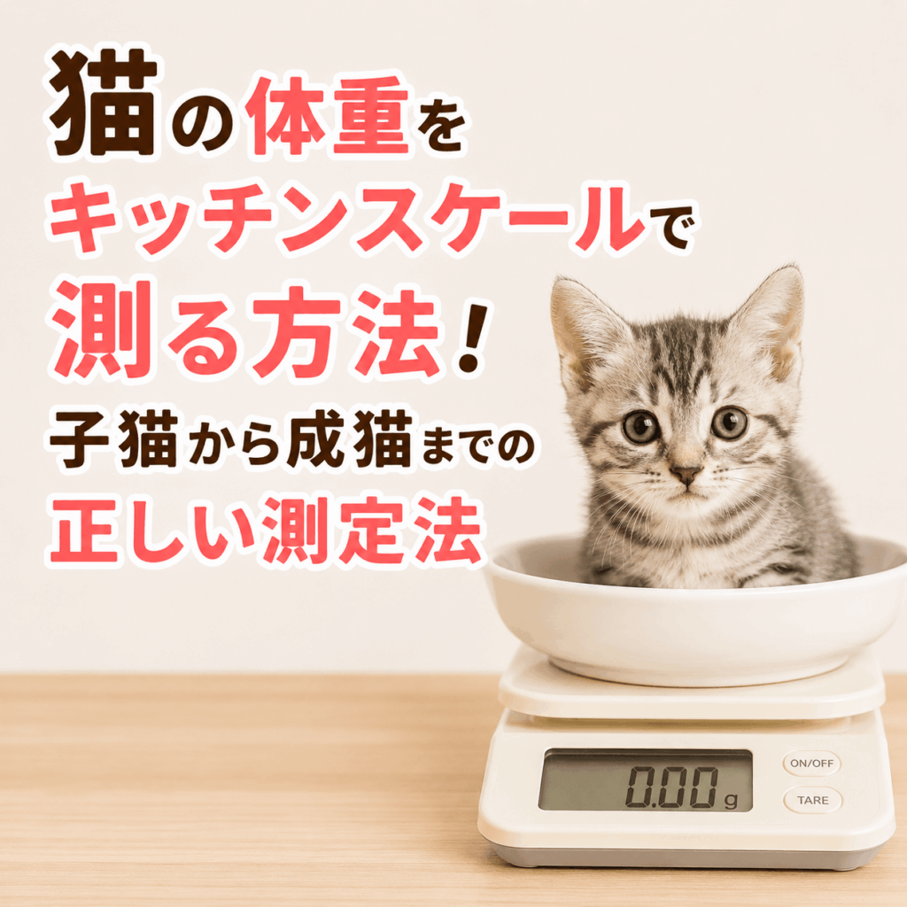 猫 体重 キッチンスケール