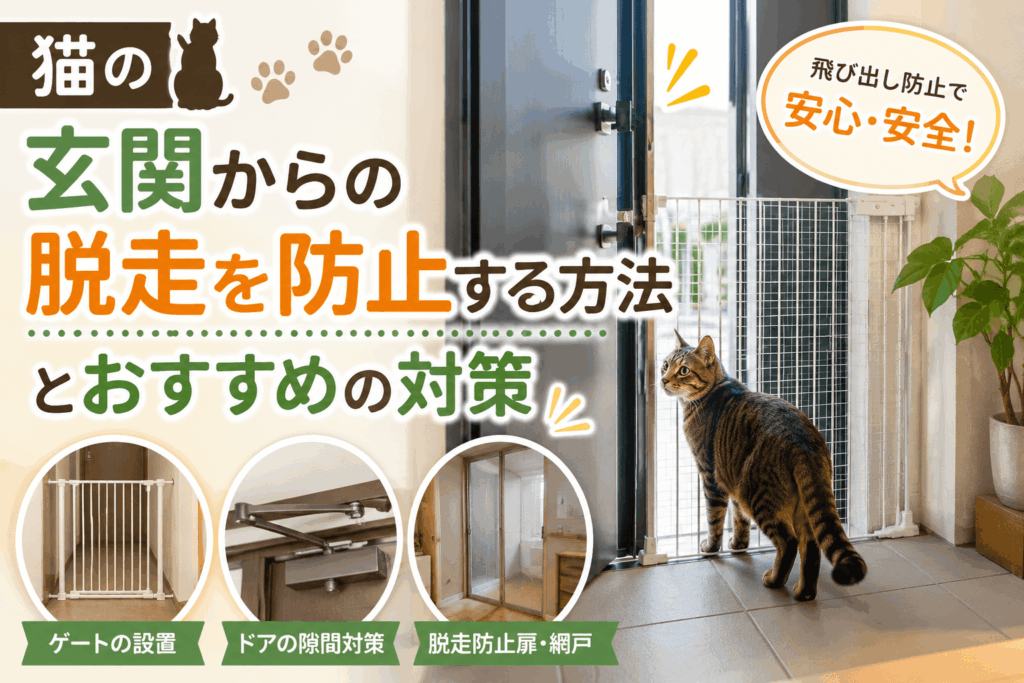 猫 玄関脱走対策