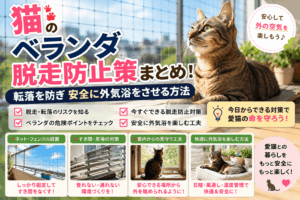 猫 脱走防止 ベランダ