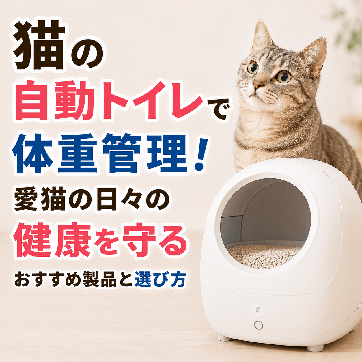 猫 自動トイレ 体重管理