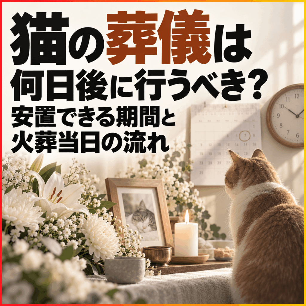 猫 葬儀 何日後