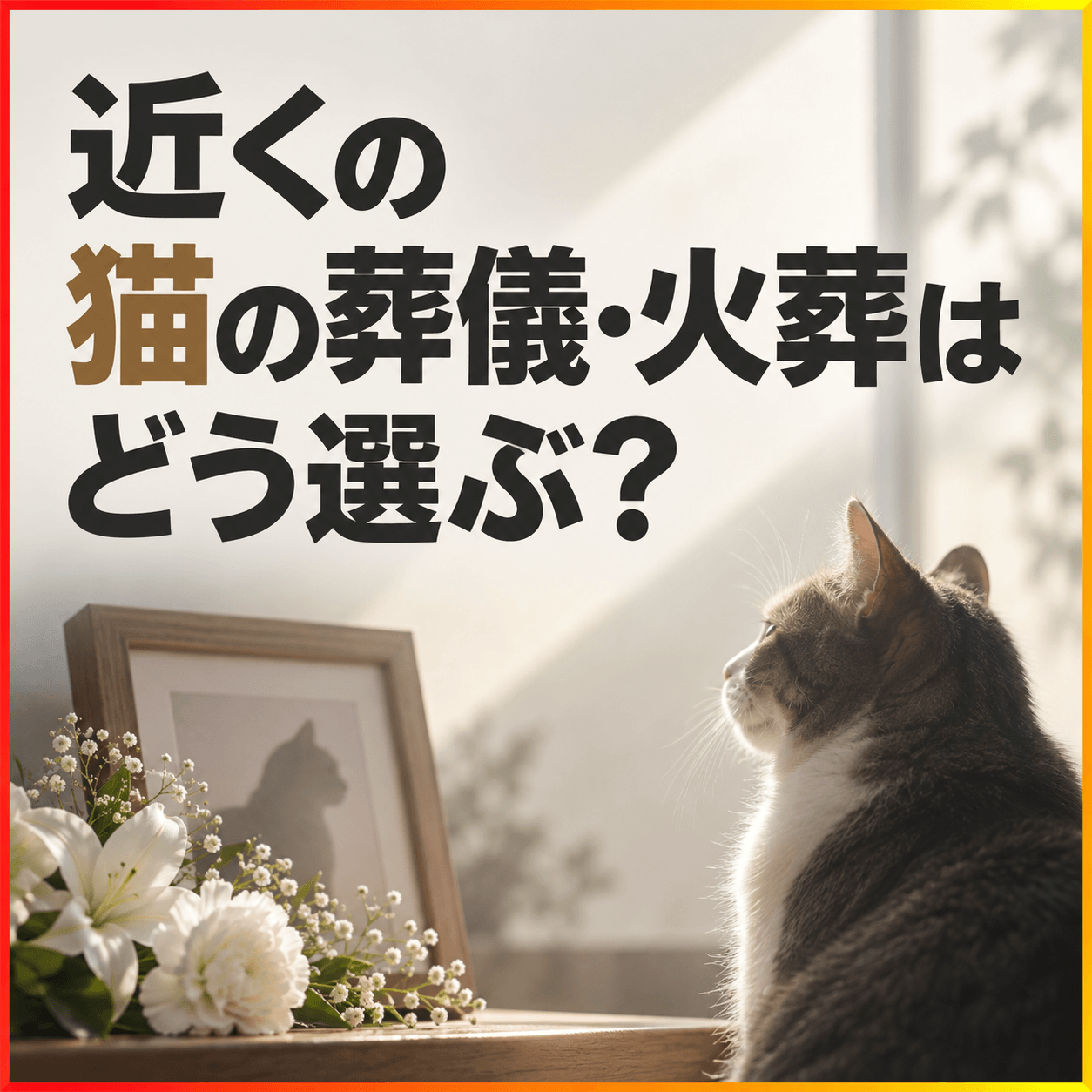 猫 近くの葬儀